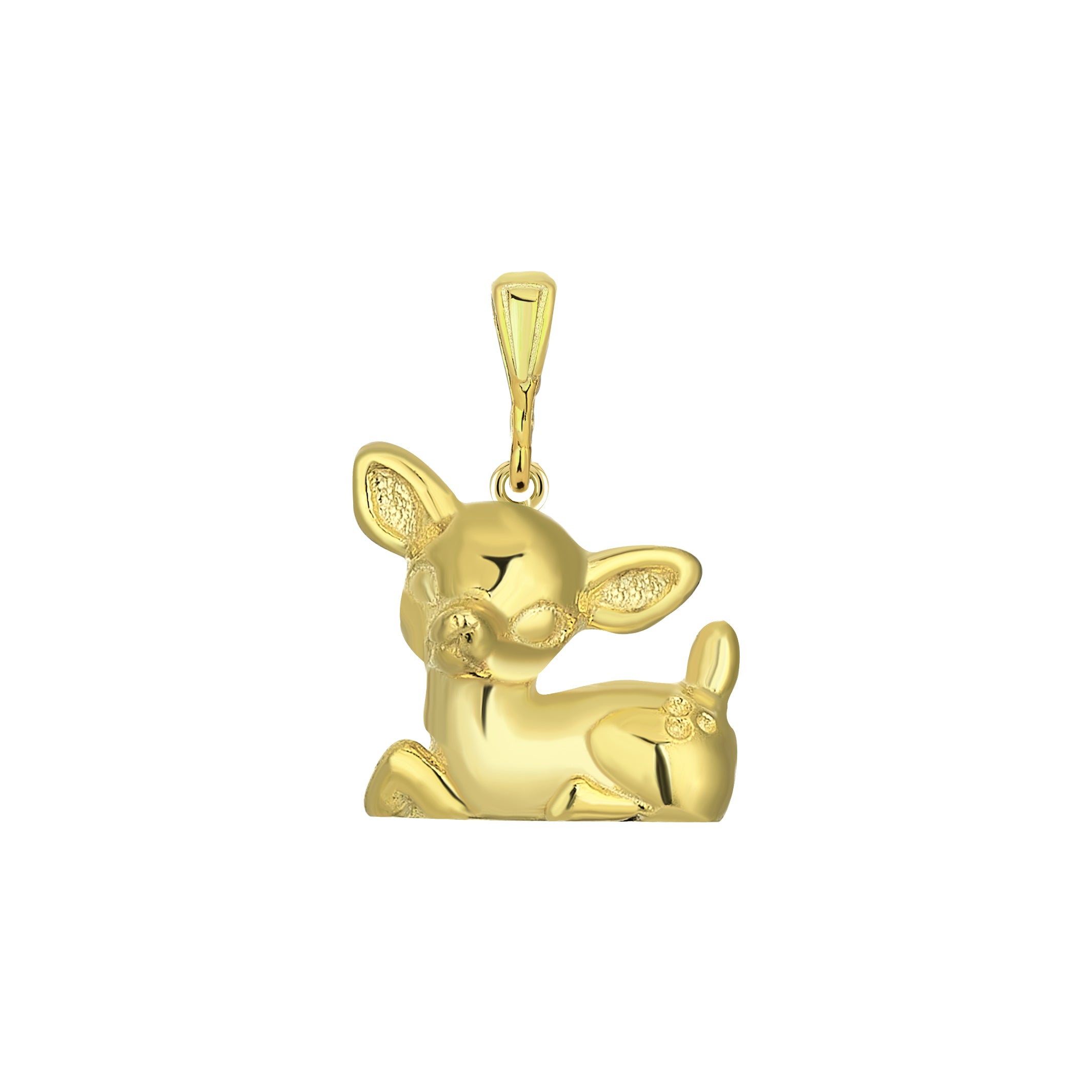 Baby Fawnie charm - Gold