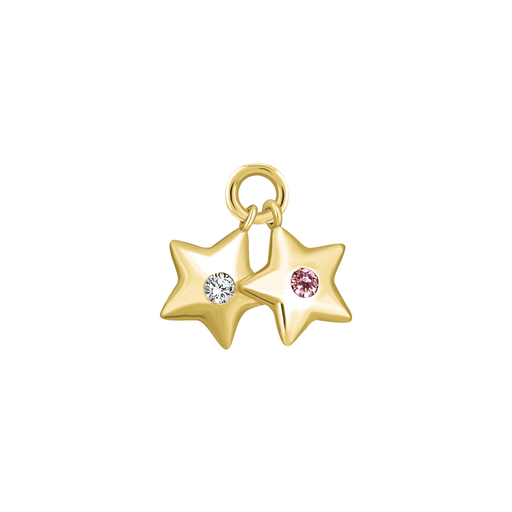 Double Star Kolye - Gold