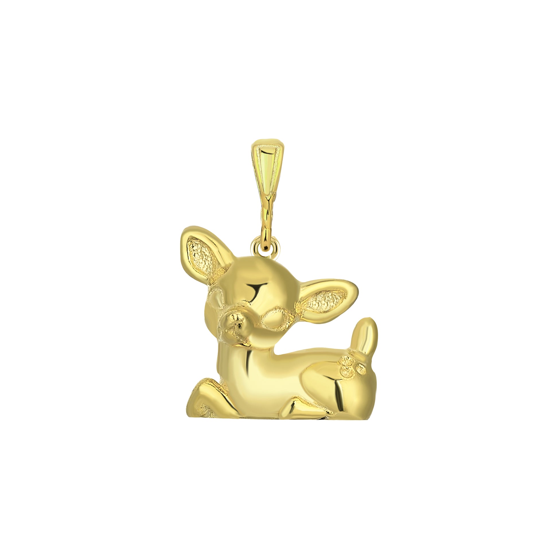 Baby Fawnie charm - Gold