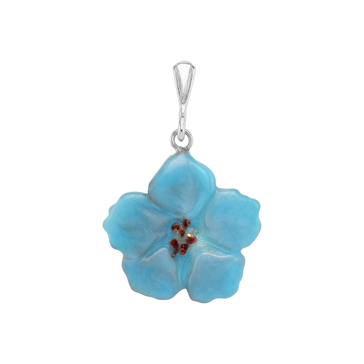 Blue Orchid Kolye - Silver