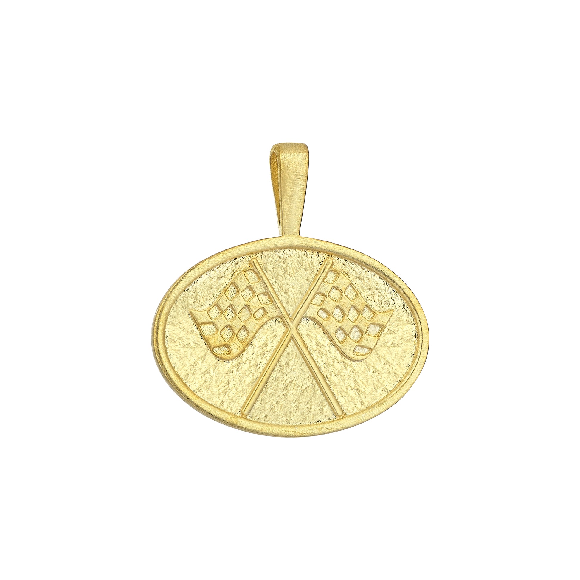 Dapper Flag charm - Gold