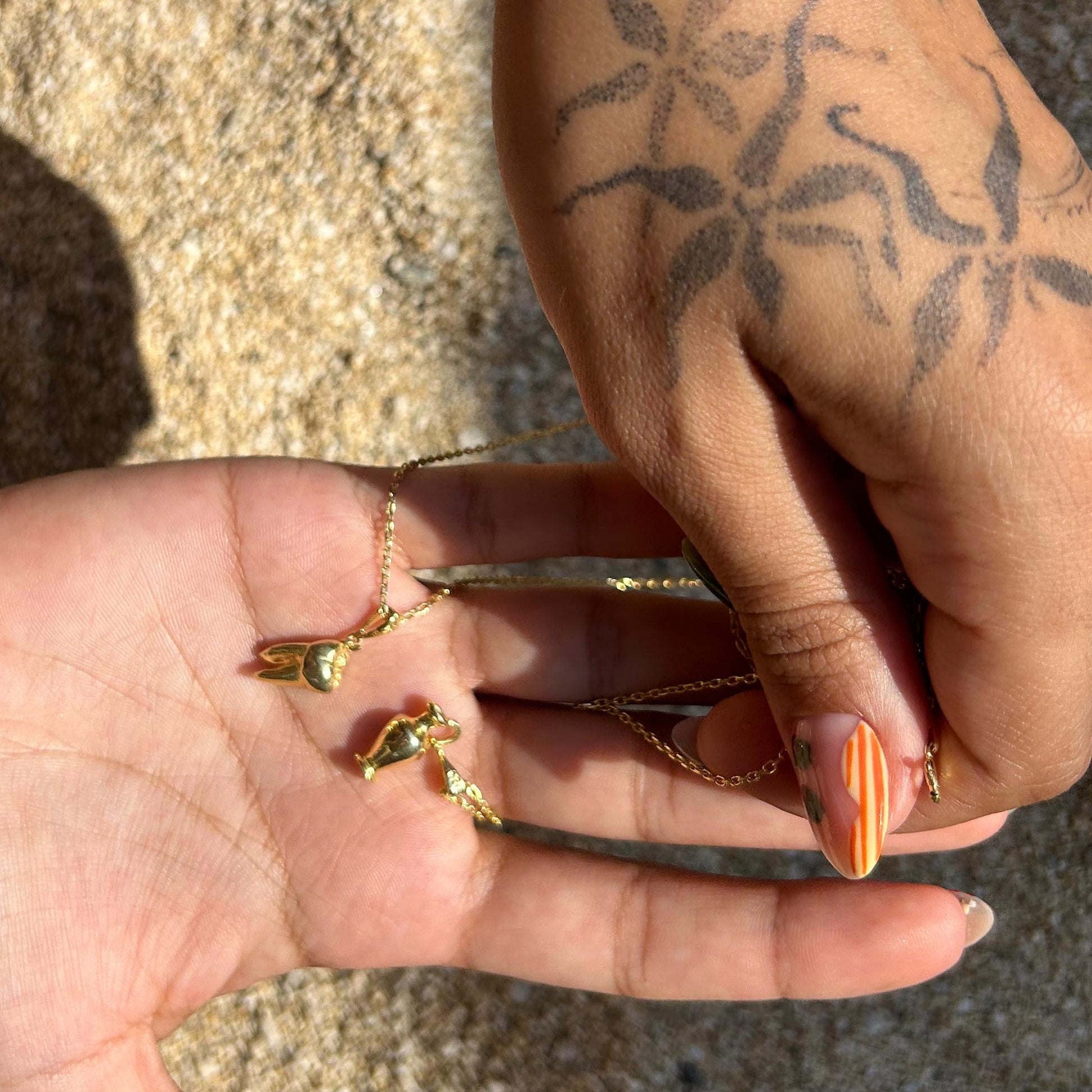 Teeth 28* Kolye - Gold