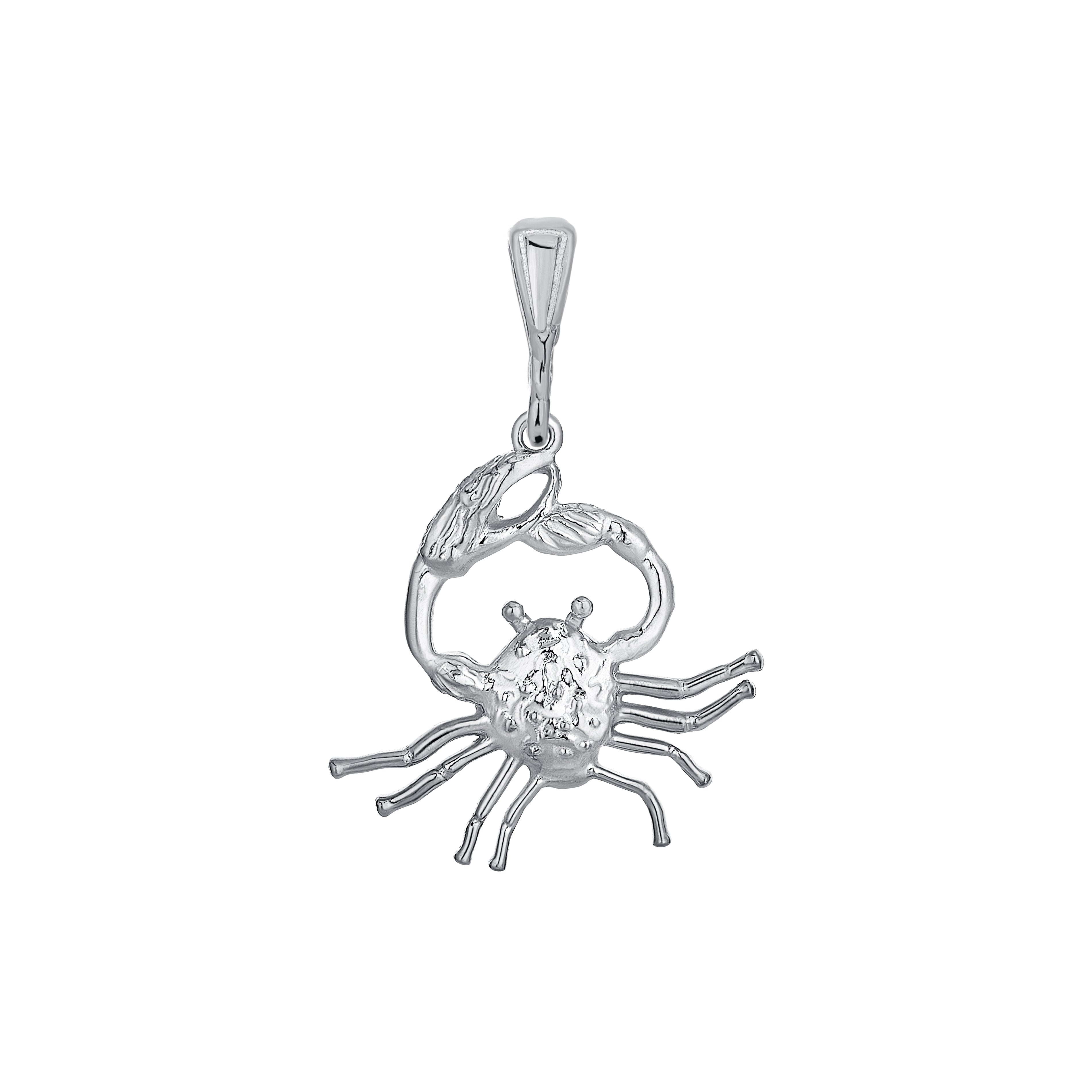 Crab Charm - Silver
