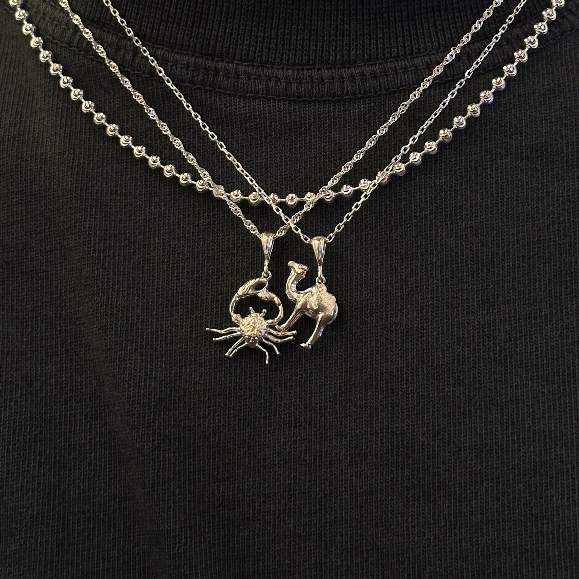 Camel Charm - Silver