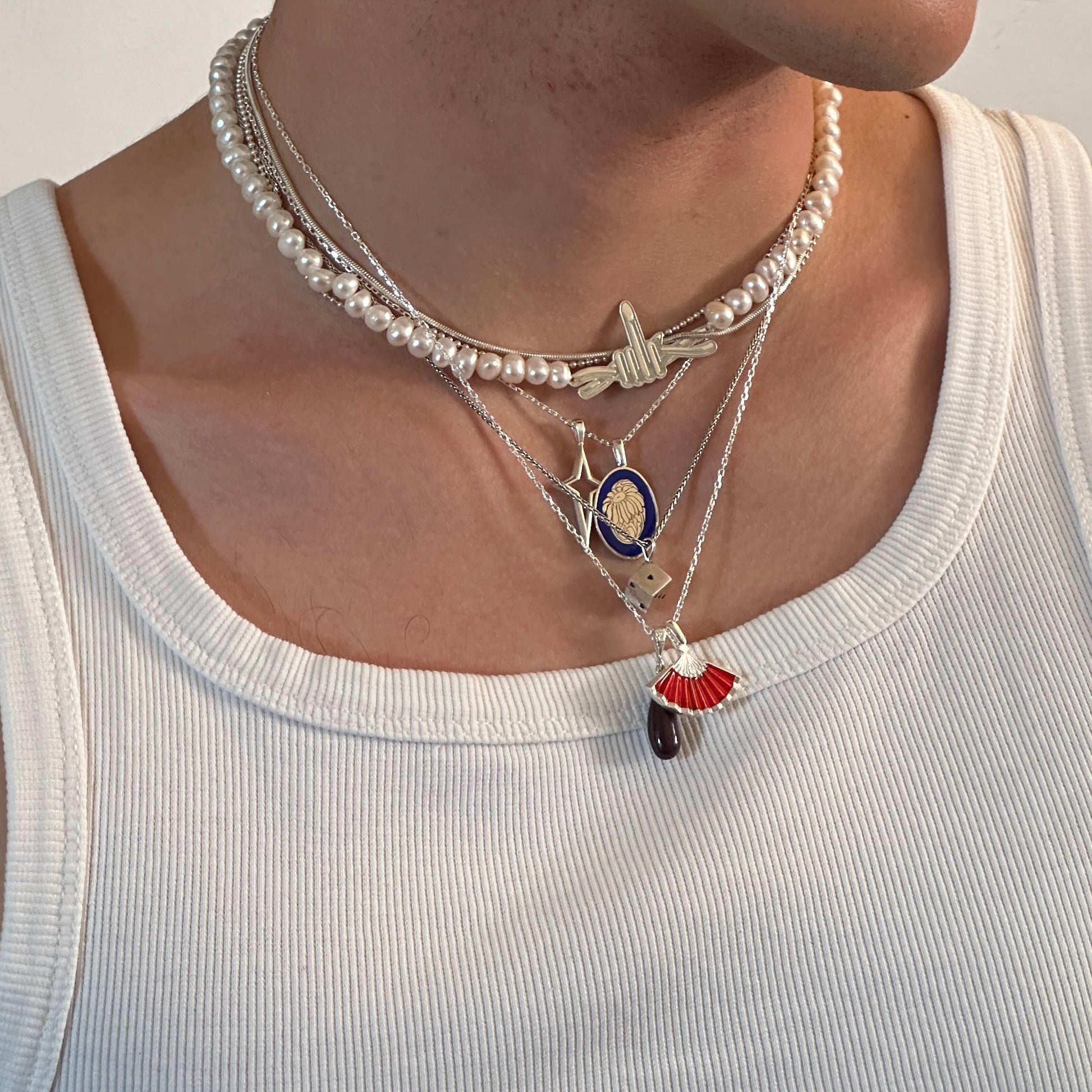 Daisy Keramic Charm - Gold