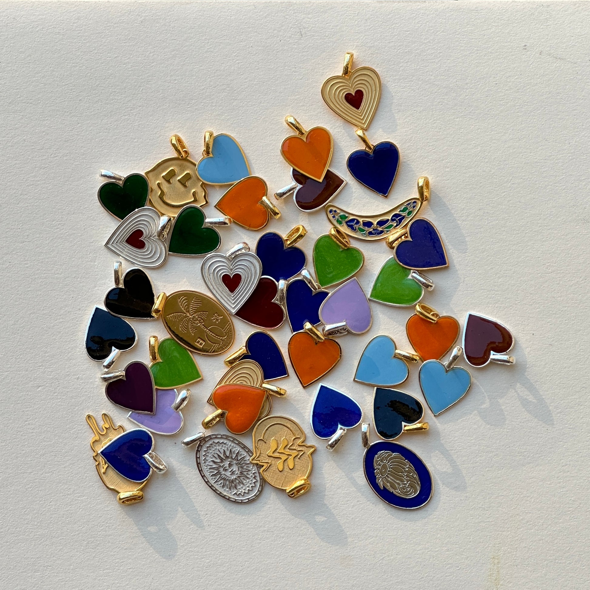 Banana Bread Keramic Kolye - Silver