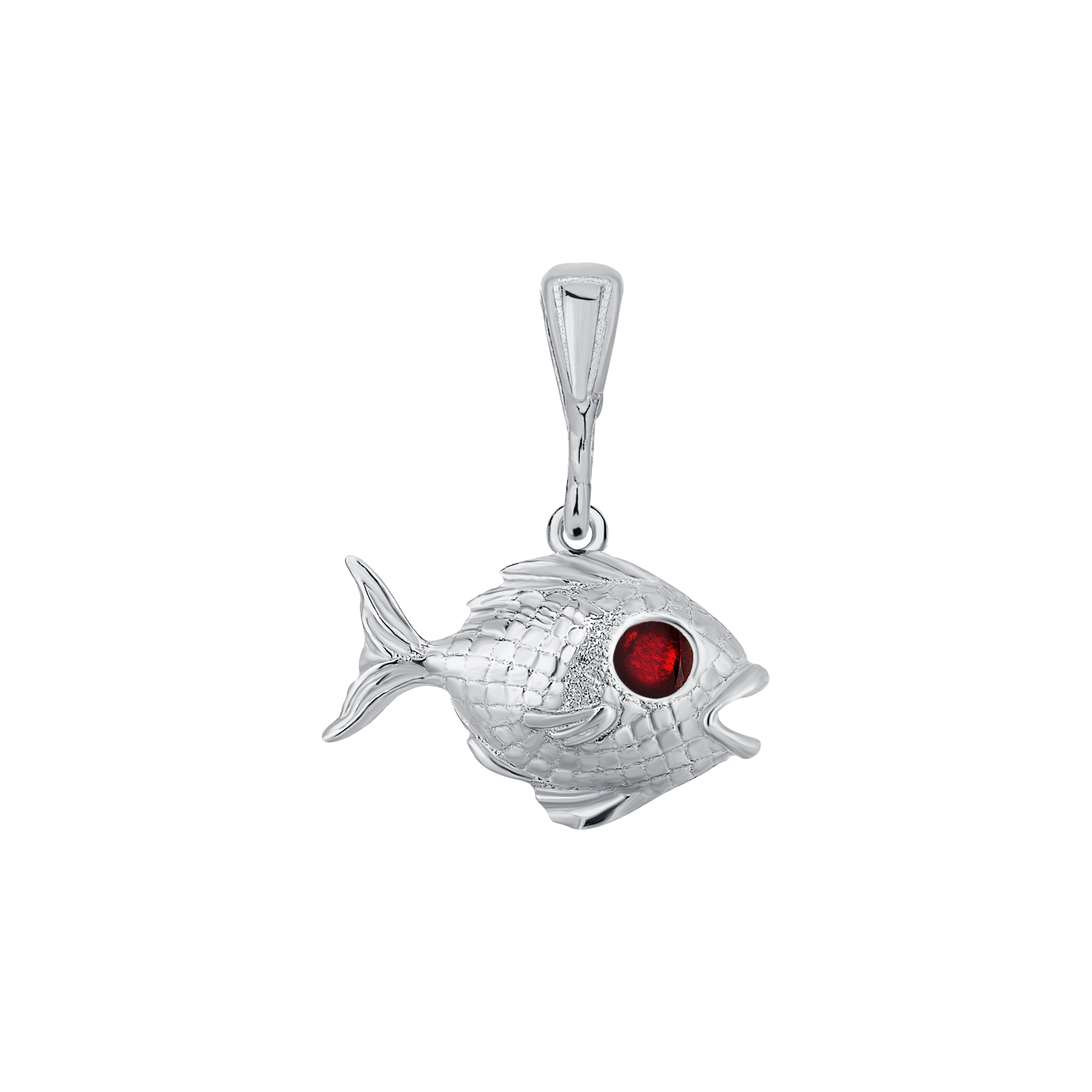 Big Fish Charm - Silver