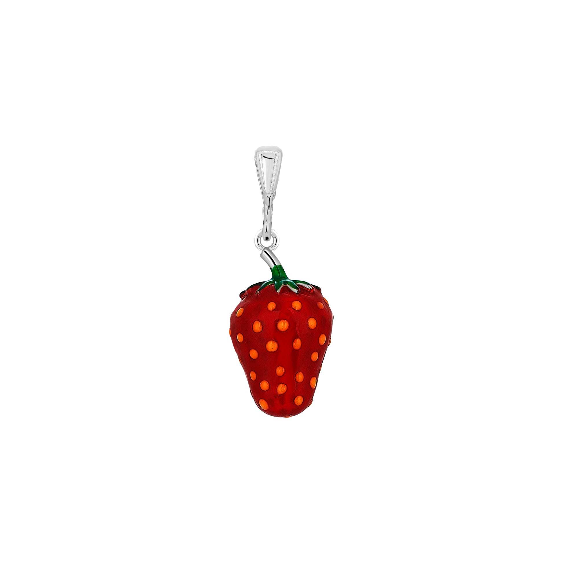 Strawberry Charm - Silver
