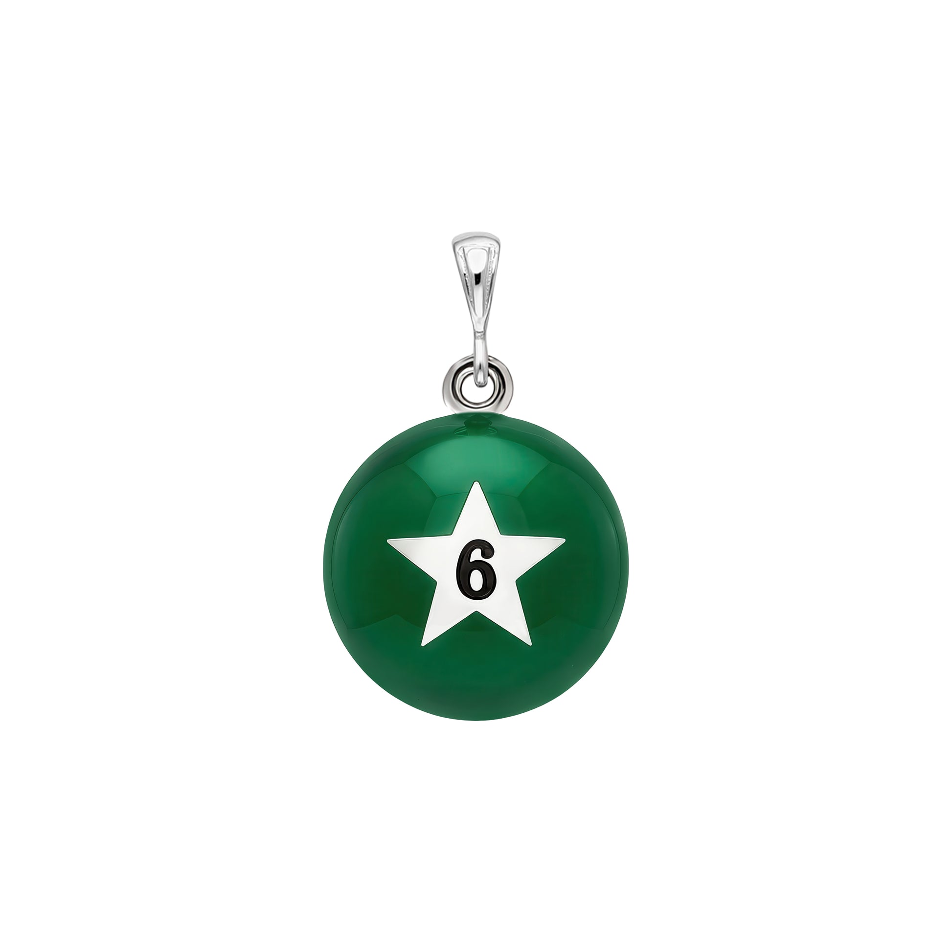 Lucky Orbs Charm - Silver