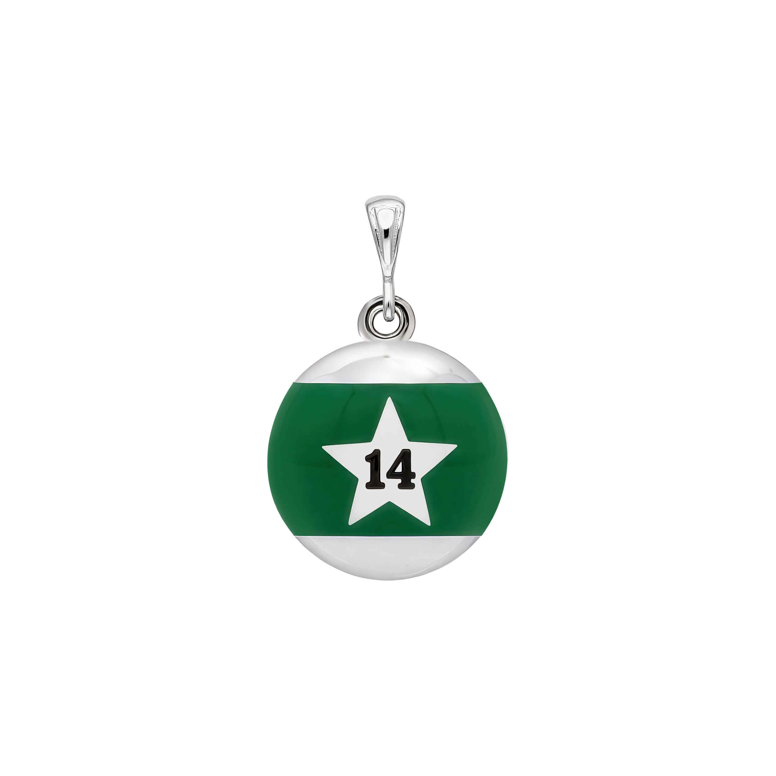 Lucky Orbs Charm - Silver