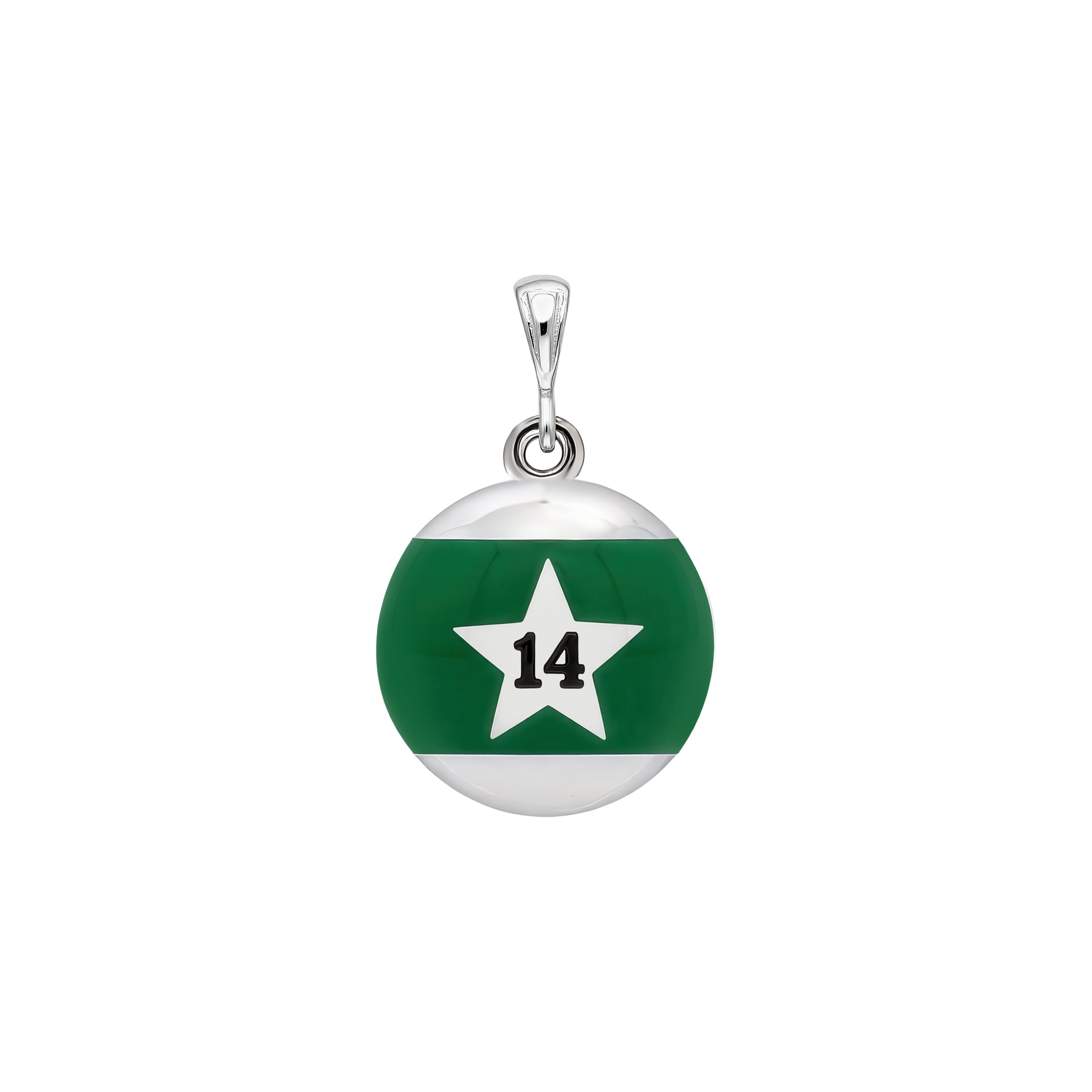 Lucky Orbs Charm - Silver