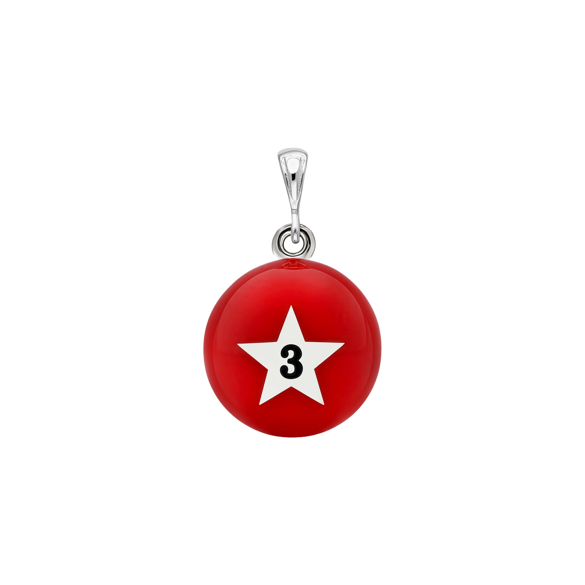 Lucky Orbs Charm - Silver