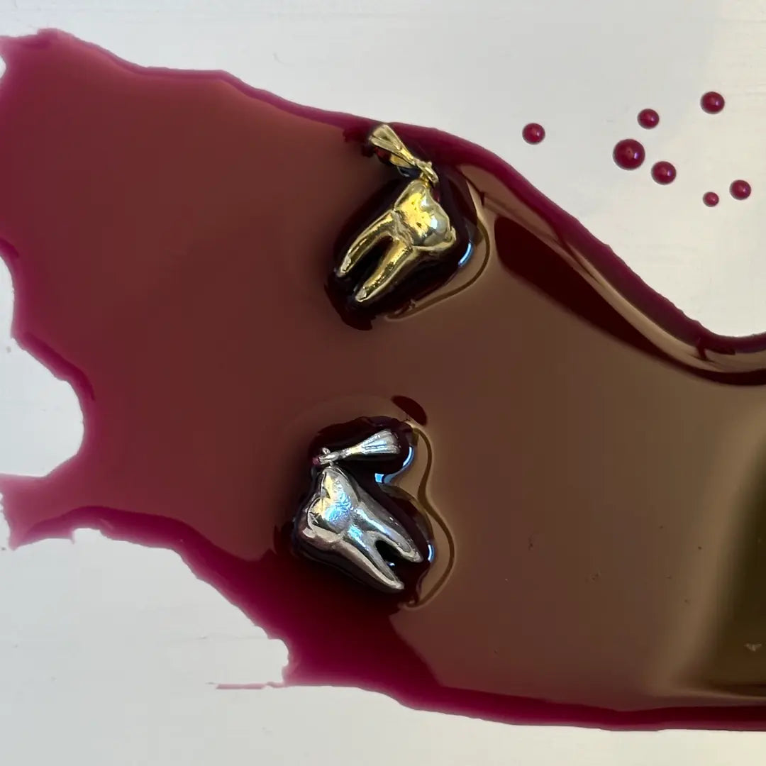 Teeth 28* Charm - Silver