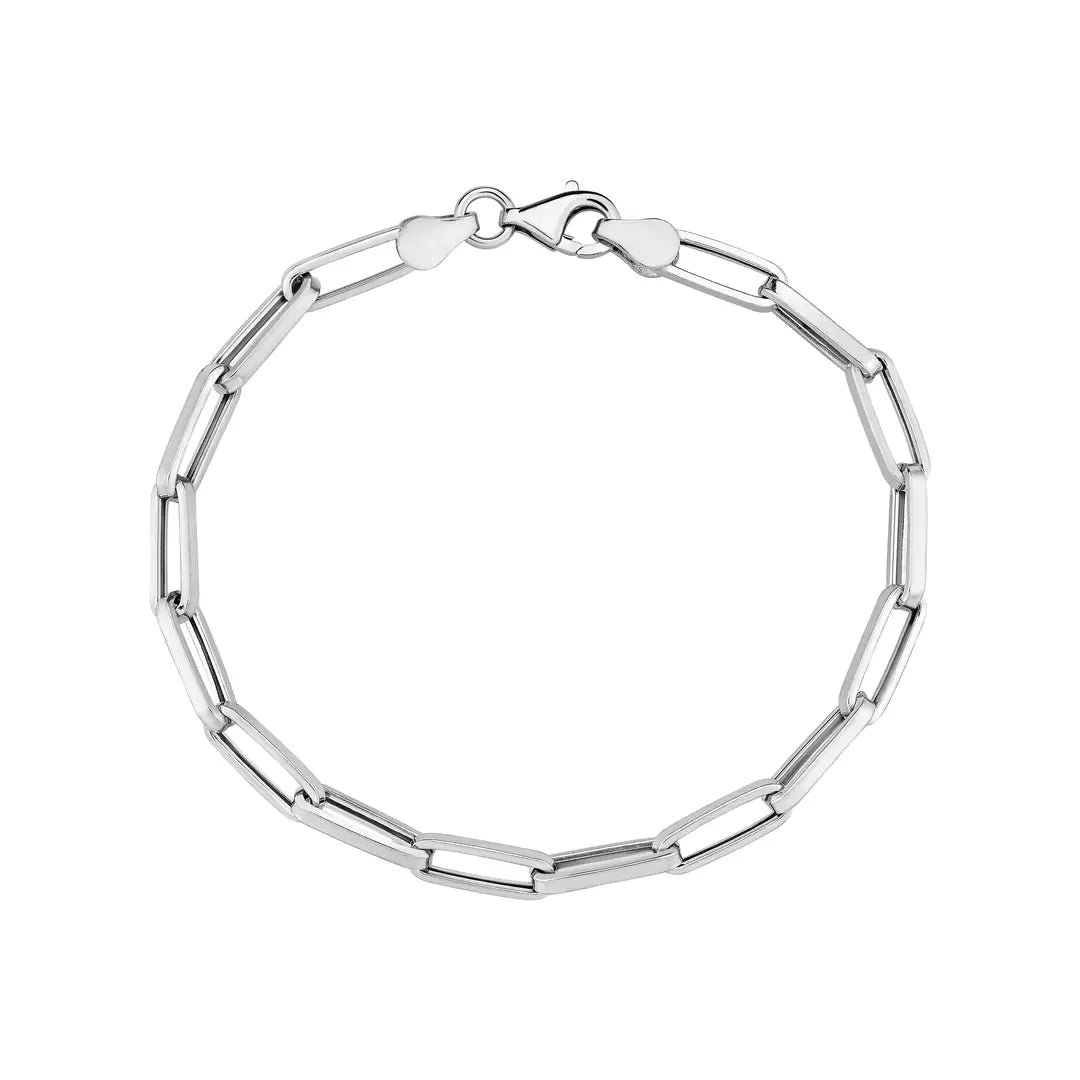 Hollow Bileklik - Silver