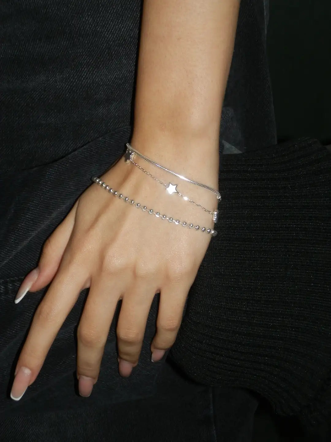 Triple Star Bileklik - Gold