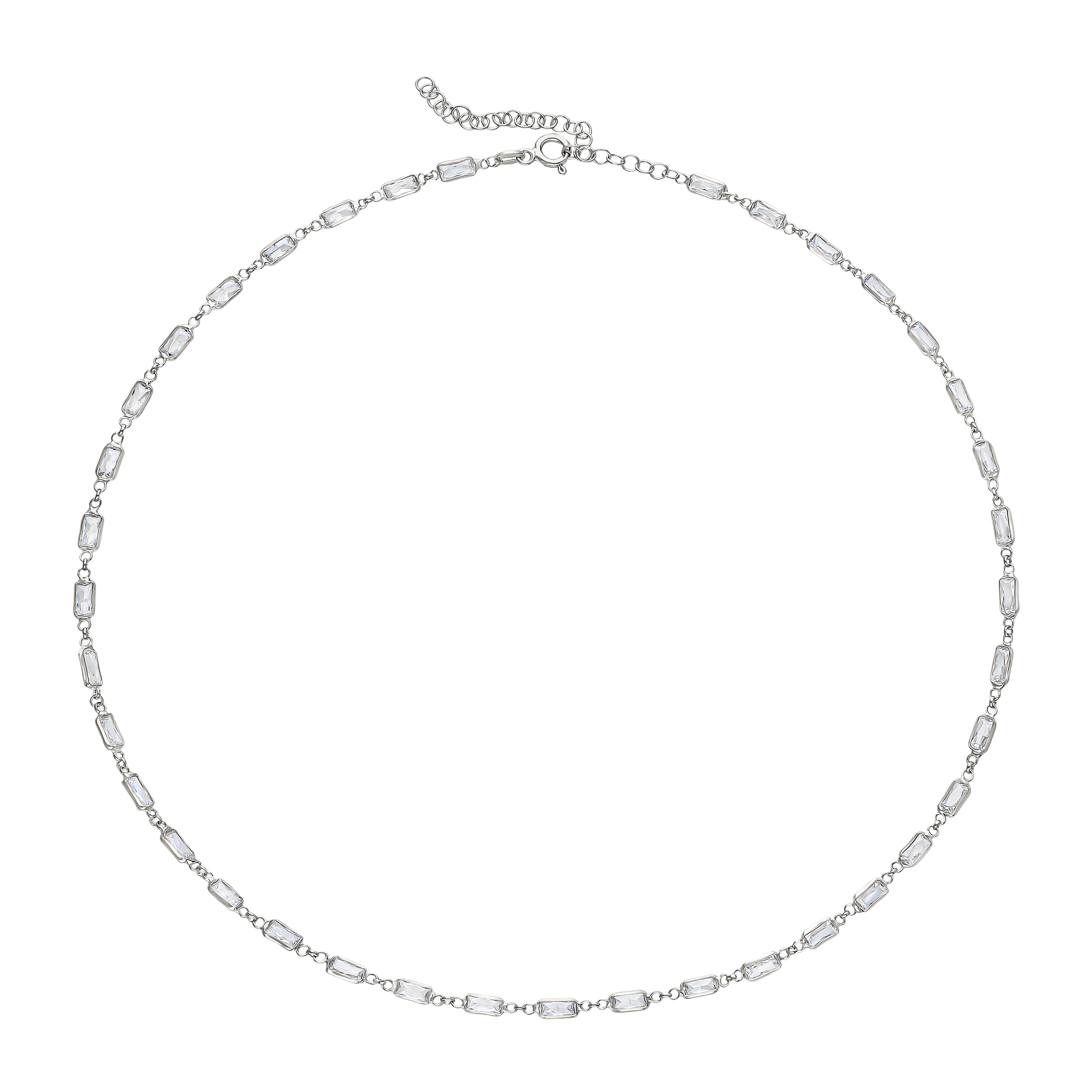 Stone Zincir - Silver